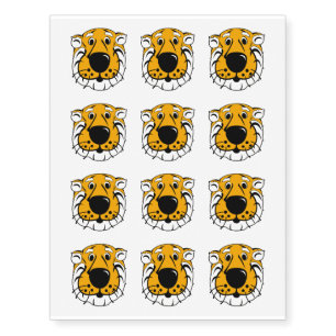 Truman the Tiger Temporary Tattoos