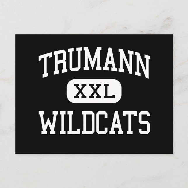 Trumann - Wildcats - High - Trumann Arkansas Postcard (Front)