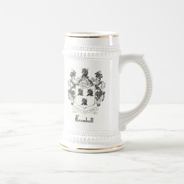 Trumbull Crest Beer Stein (Right)