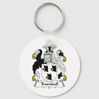 Trumbull Family Crest Keychain