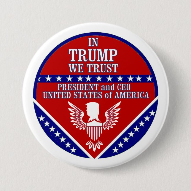 Trump '16 button (Front)