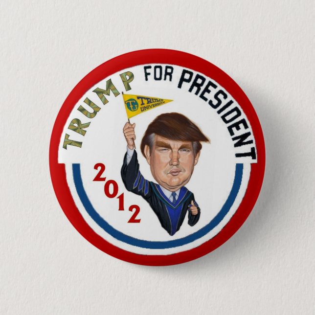 Trump 2012 pinback button (Front)