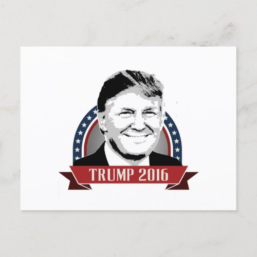Trump 2016 Campaign Banner Postcard