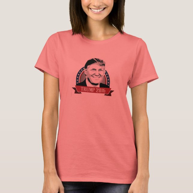 Trump 2016 Campaign Banner T-Shirt (Front)