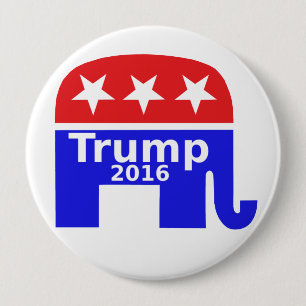 Trump 2016 campaign gop pinback button