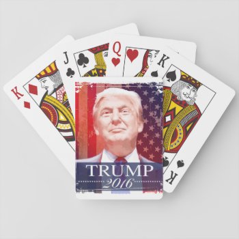 Trump 2016 Playing Cards by originalbrandx at Zazzle