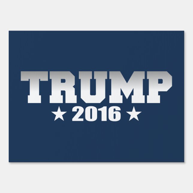 Trump 2016 yard sign (Front)