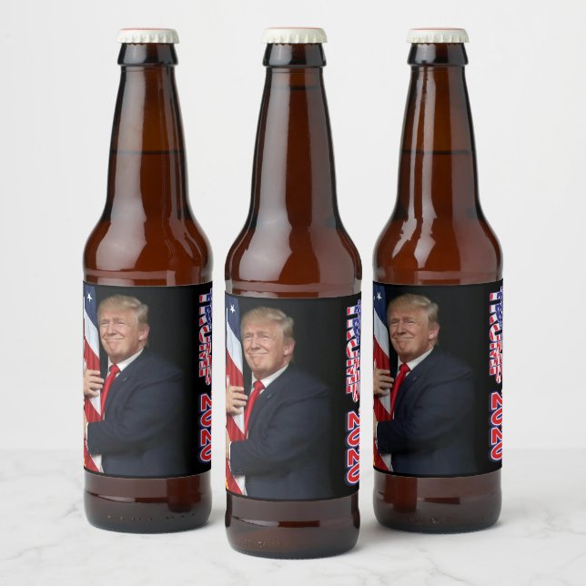 Trump 2020 4 More Years Beer Bottle Label (Bottles)