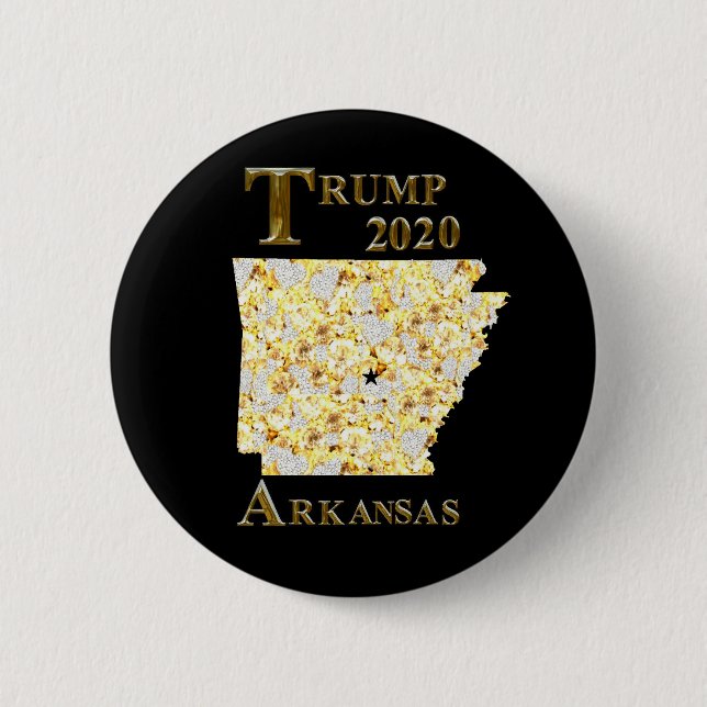 TRUMP 2020 ARKANSAS BUTTON (Front)
