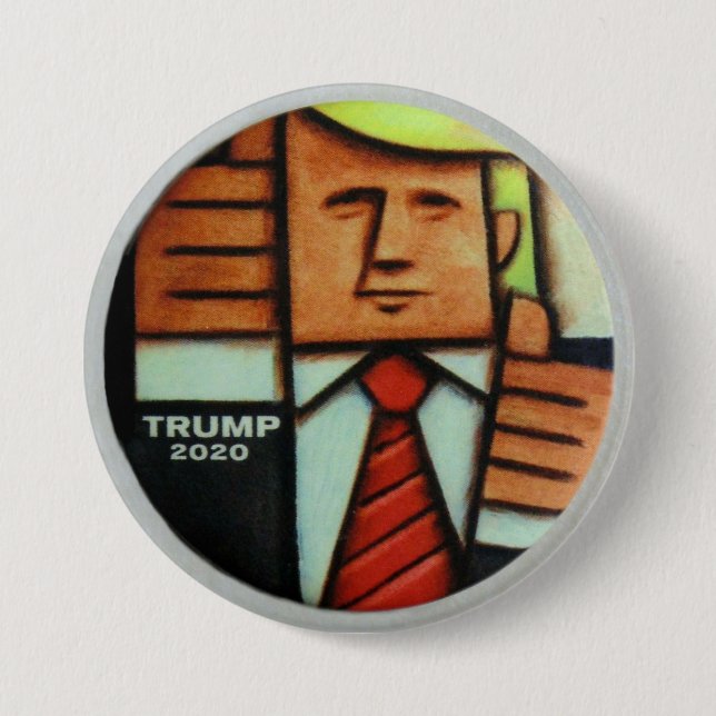 Trump 2020 Artist Perspective Button (Front)