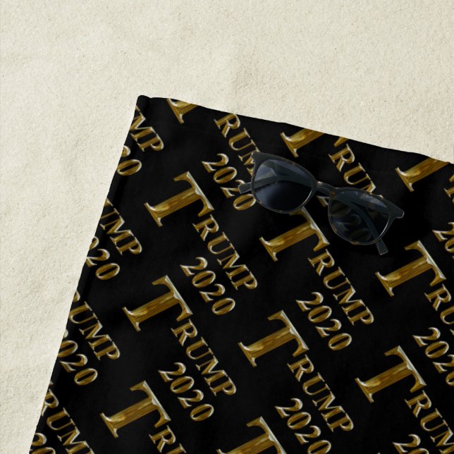 Trump 2020 beach towel (In Situ)