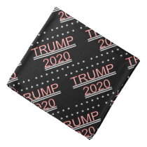 TRUMP 2020 Black White Red Bandana TRUMP 2020 Black White Red Bandana