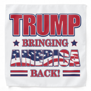 Trump 2020 Bringing America Back Bandana