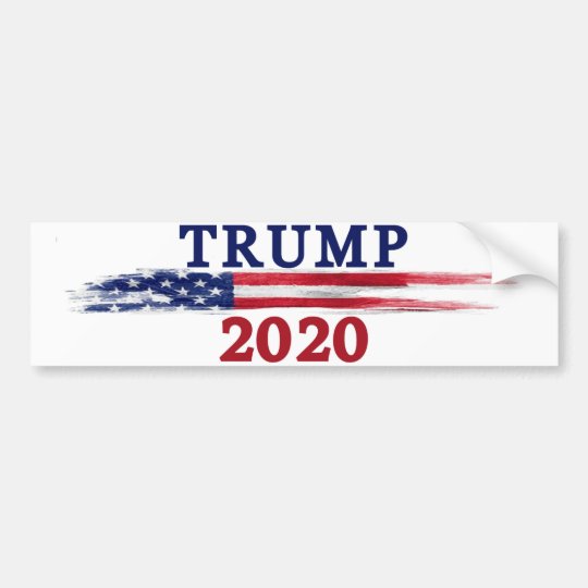 Trump 2020 bumper sticker | Zazzle.com