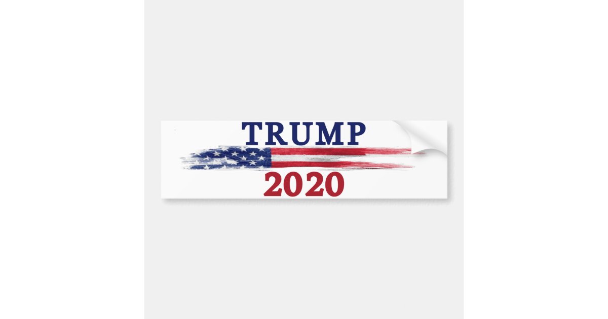 Trump 2020 bumper sticker | Zazzle