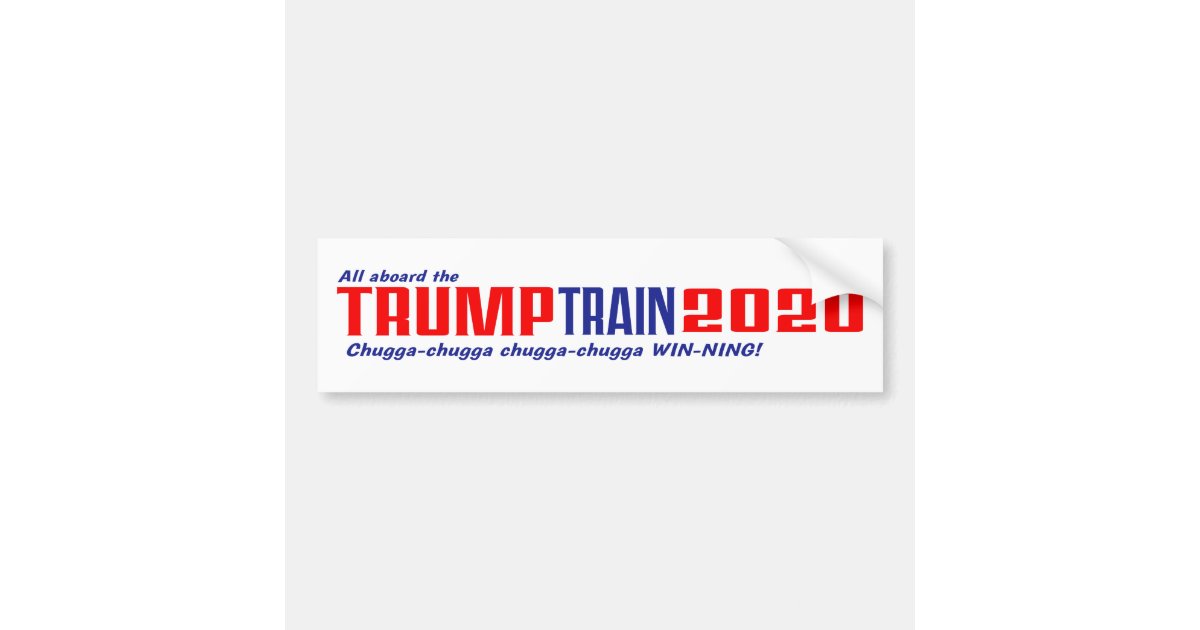 Trump 2020 Bumper Sticker Zazzle 