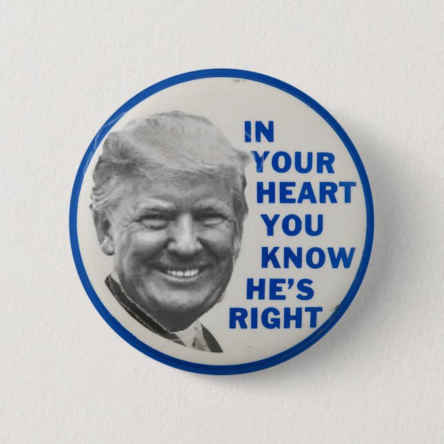 Trump 2020 button (Front)