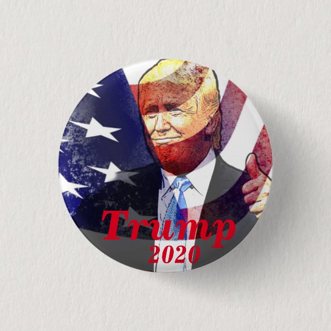 Trump 2020 button (Front)