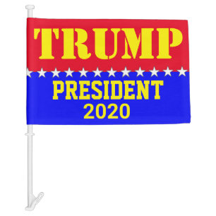 TRUMP 2020 CAR FLAG