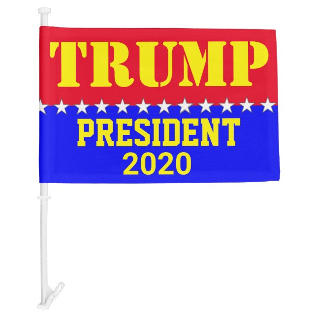 TRUMP 2020 CAR FLAG (Front)