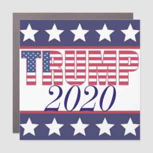 Trump 2020 car magnet