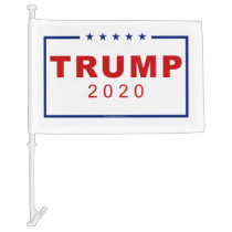 Trump 2020 Classic Rectangle Logo Car Flag Trump 2020 Classic Rectangle Logo Car Flag