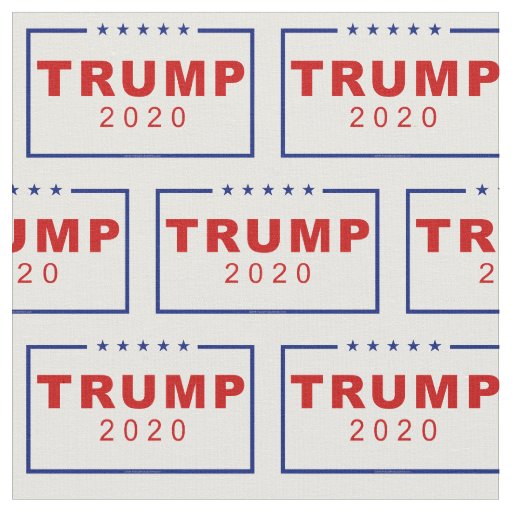 Trump 2020 Classic White Fabric