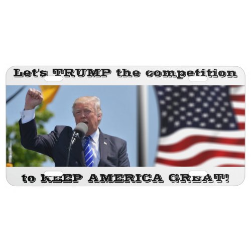 Trump 2020 Elections Keep America Great License Plate