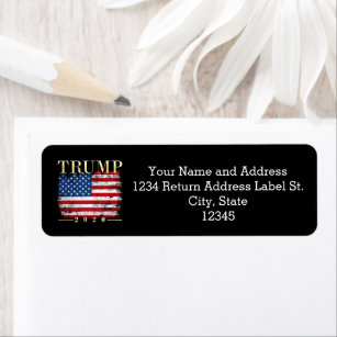 Trump 2020 Return Address Labels Stickers Custom Printed 