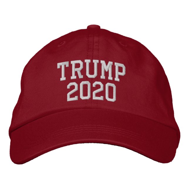 TRUMP 2020 EMBROIDERED BASEBALL CAP (Front)