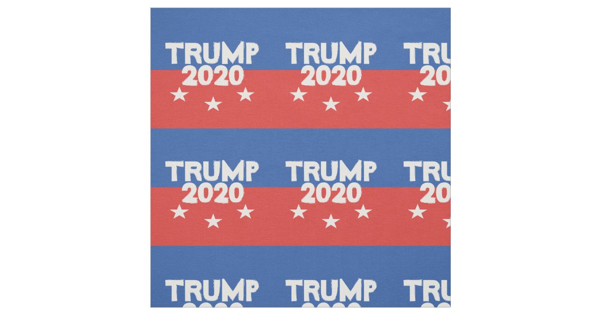 TRUMP 2020 Fabric Zazzle