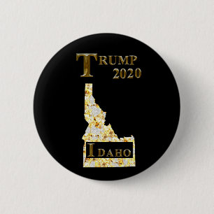 TRUMP 2020 IDAHO BUTTON