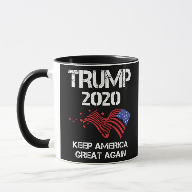 Trump 2020 Keep America Great Again Mug (Left)