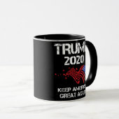 Trump 2020 Keep America Great Again Mug (Front Right)