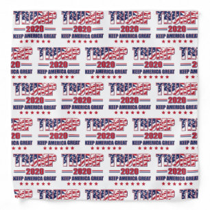 Trump 2020 Keep America Great Bandana