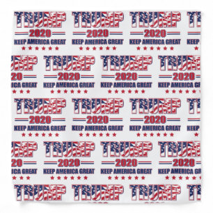 Trump 2020 Keep America Great Bandana