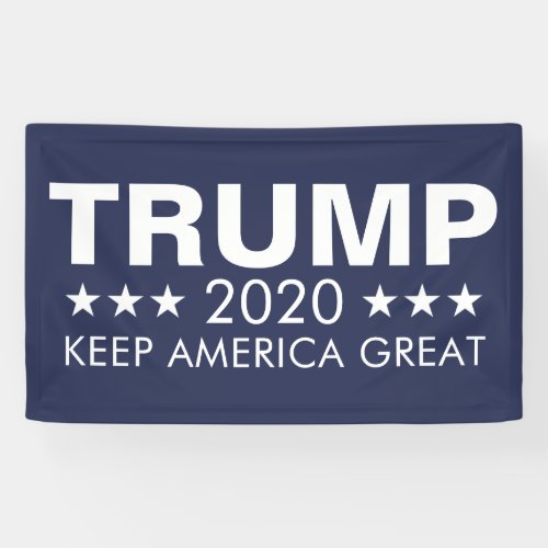 Trump 2020 Keep America Great Banner