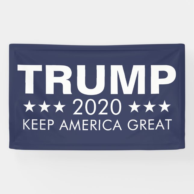 Trump 2020 Keep America Great Banner (Horizontal)