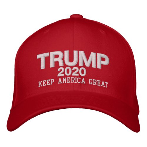 Trump 2020 Keep America Great Embroidered Hat