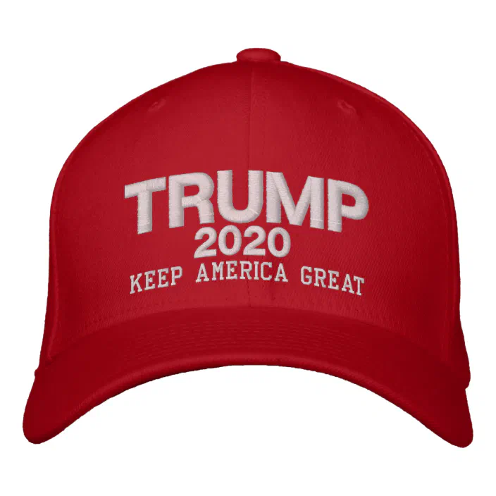 Trump 2020 Keep America Great Embroidered Hat | Zazzle.com