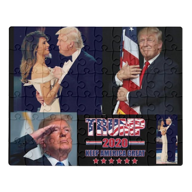 Trump 2020 Keep America Great Jigsaw Puzzle (Puzzle Horizontal)