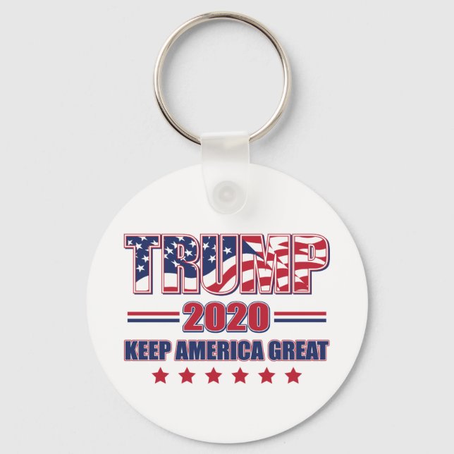 Trump 2020 Keep America Great Keychain (Front)