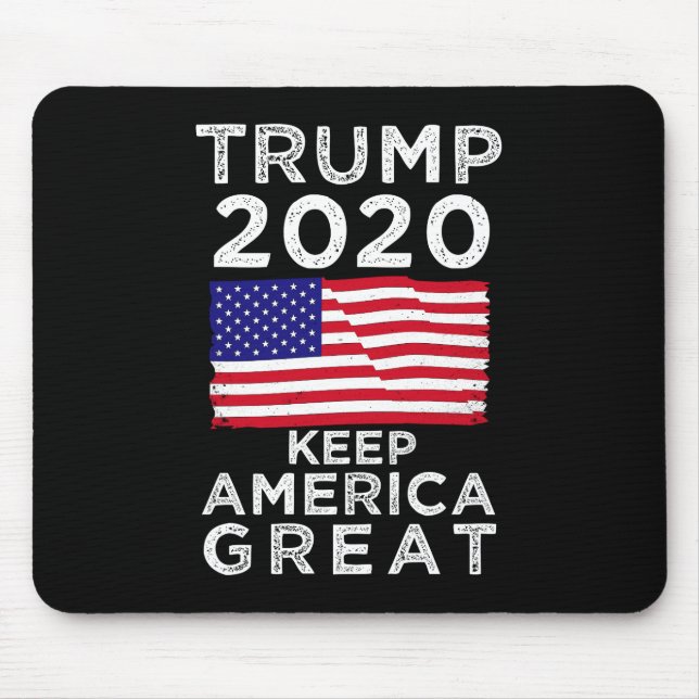 Trump 2020 : Keep America Great Mouse Pad (Front)