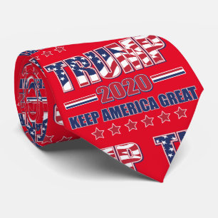 Trump 2020 Keep America Great Neck Tie