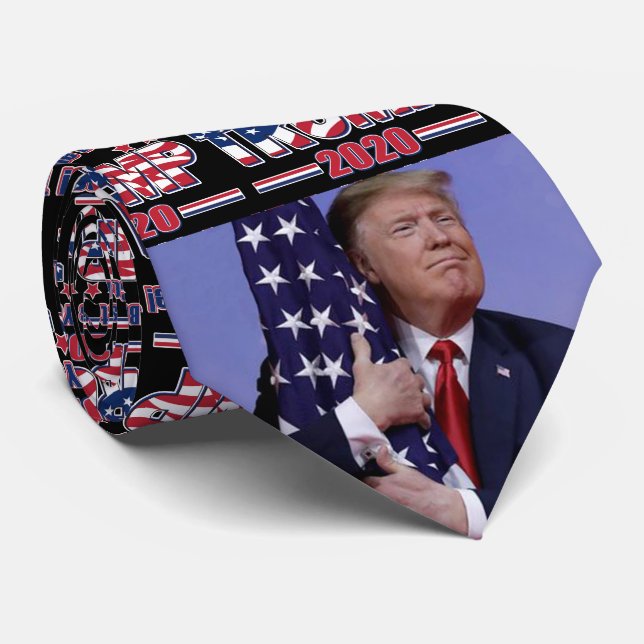 Trump 2020 Keep America Great Neck Tie (Rolled)