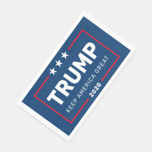 Trump 2020 Keep America Great Paper Guest Towels