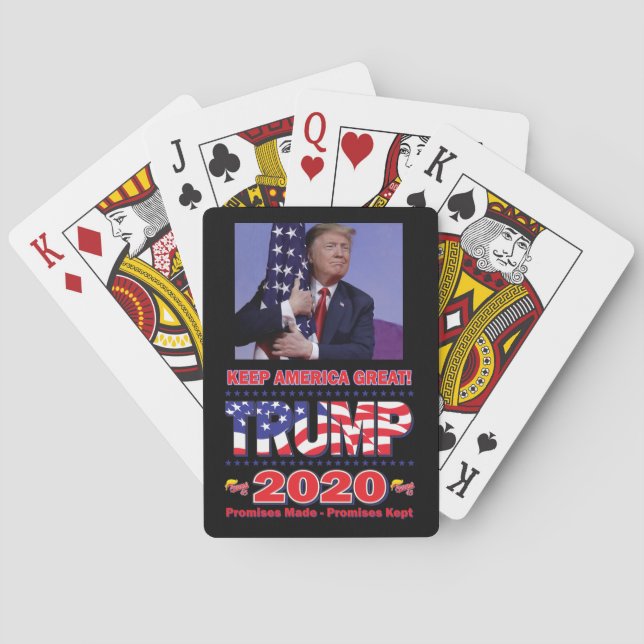 Trump 2020 Keep America Great Poker Cards (Back)
