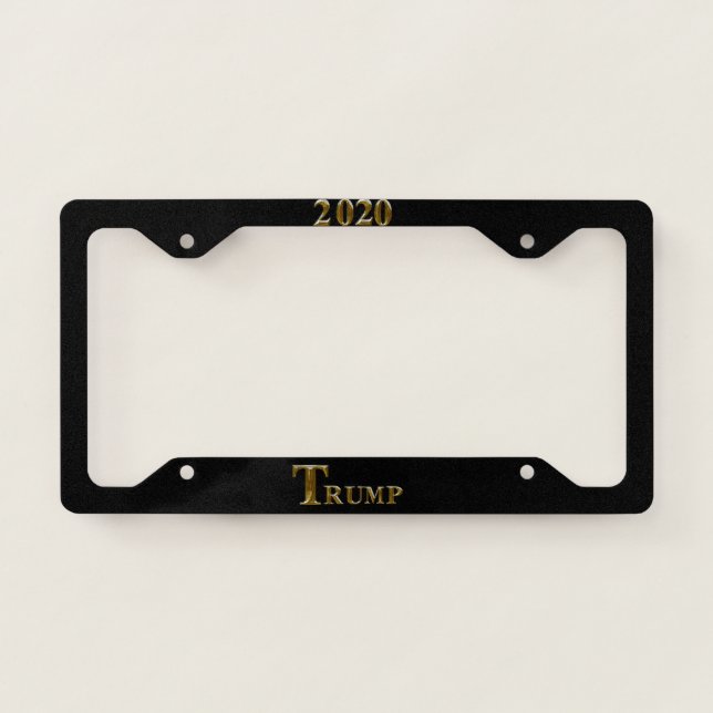 TRUMP 2020 LICENSE PLATE FRAME (Front)