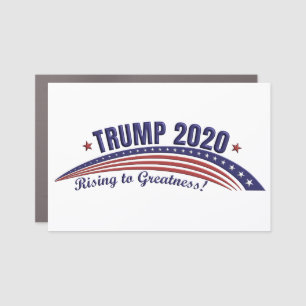 TRUMP 2020 Logo Greatness Slogan Car Magnet