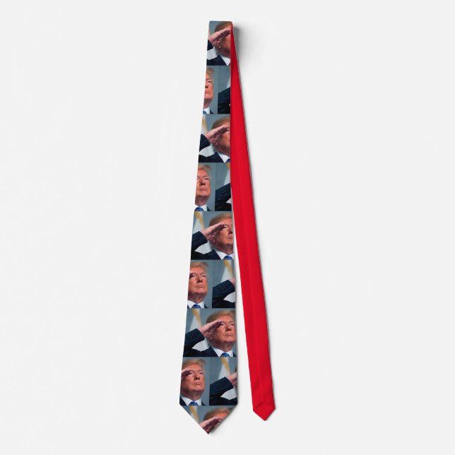 Trump 2020 Make America Great Again Neck Tie (Front)